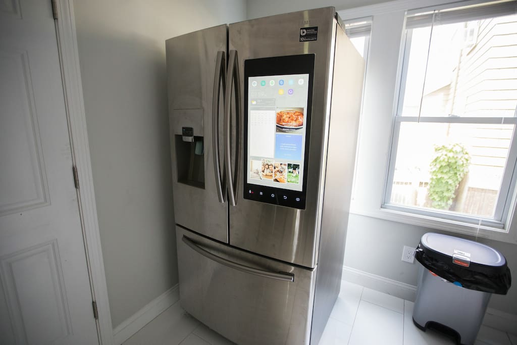 Smart Fridge!!! Play music on Pandora, watch tv, order food right off the fridge!!
