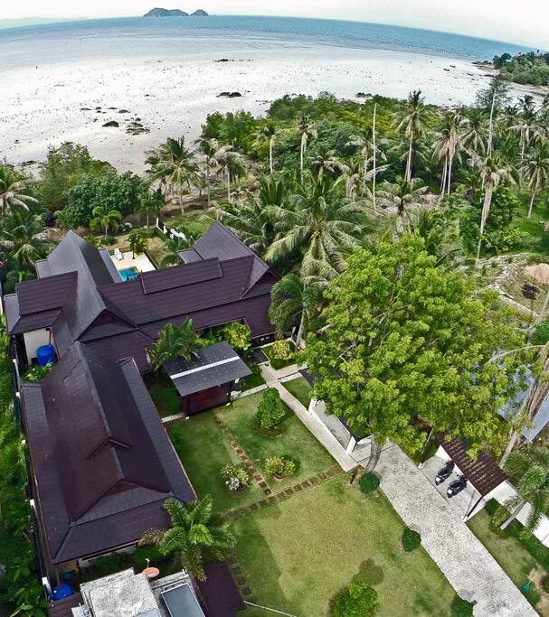 Choco Villa Estate - drone view
