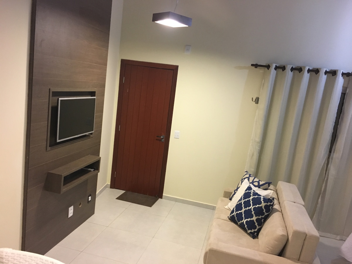 Top Airbnb: Modern loft overlooking the pool (Solar Água) em Rio Grande Do Norte