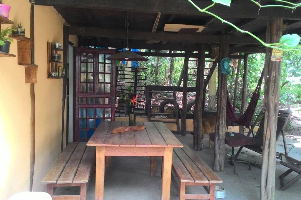 Common area for good talks, relaxing moments and appreciation of birds singing