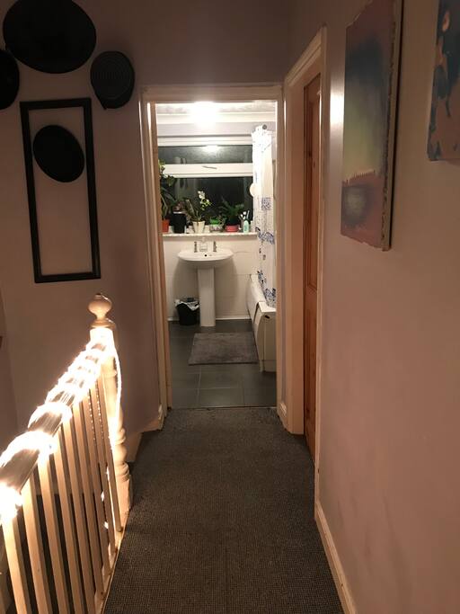Passage to bathroom