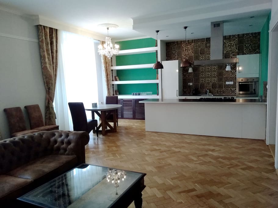 Living area with kitchen 2