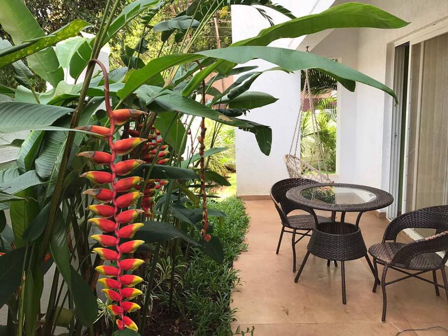 Enjoy a cuppa tea in the patio.