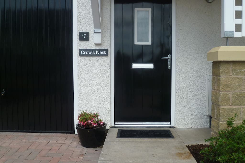 Ground floor entry to three storey house