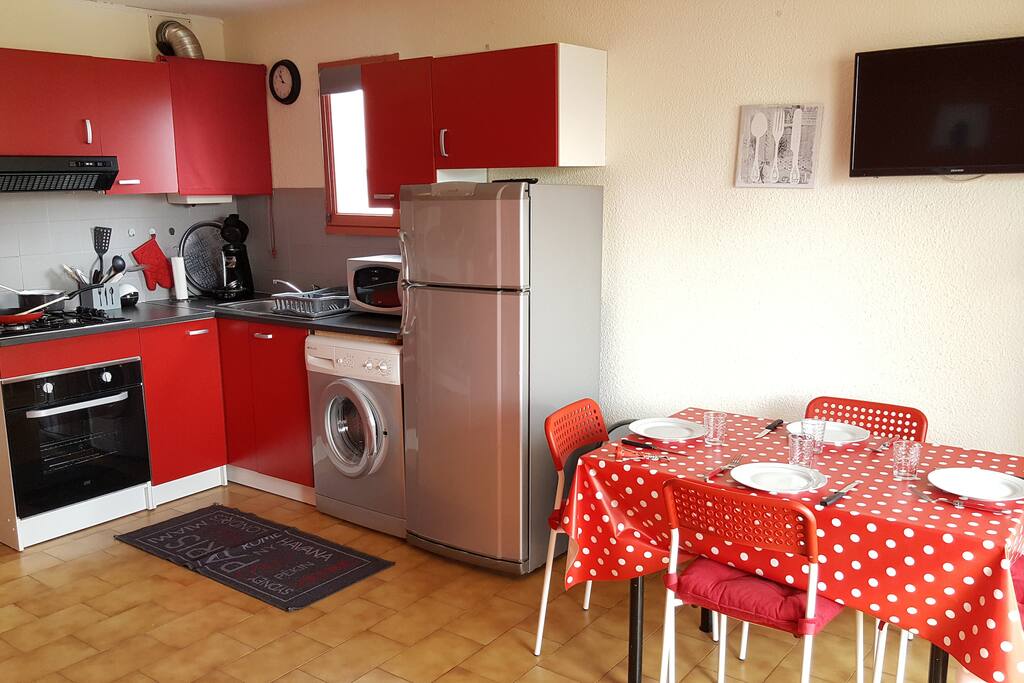 Cuisine ouverte sur le séjour