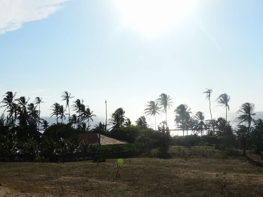Bela vista da casa