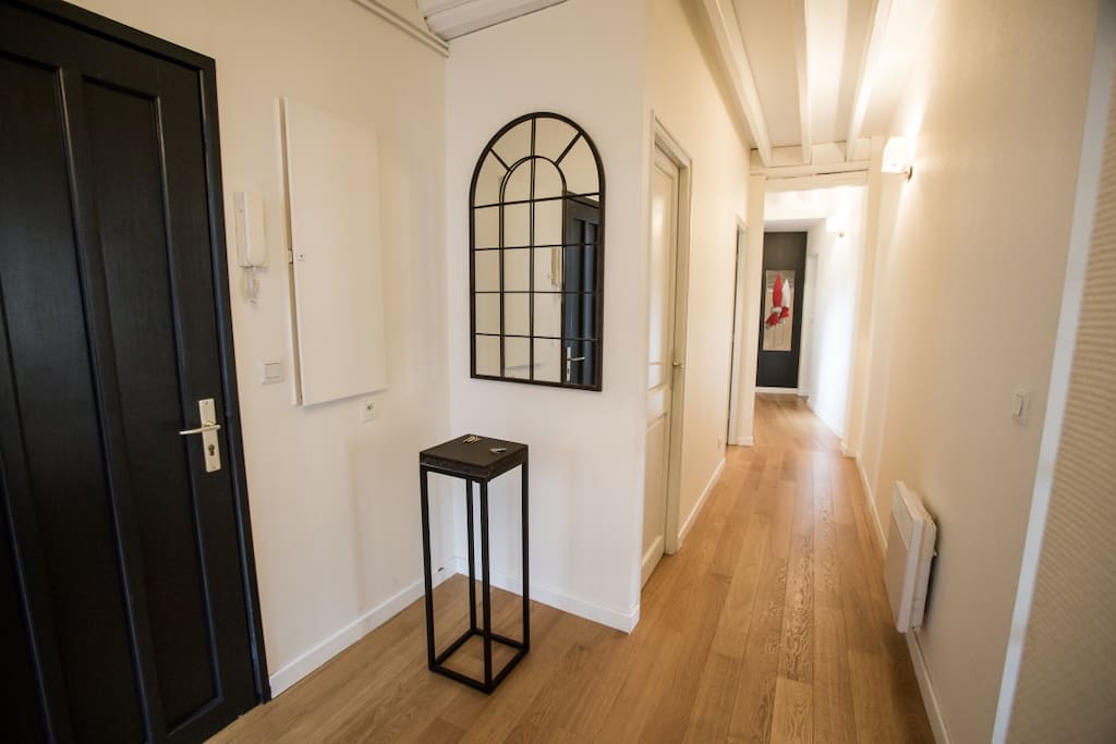 Entrance and hall corridor