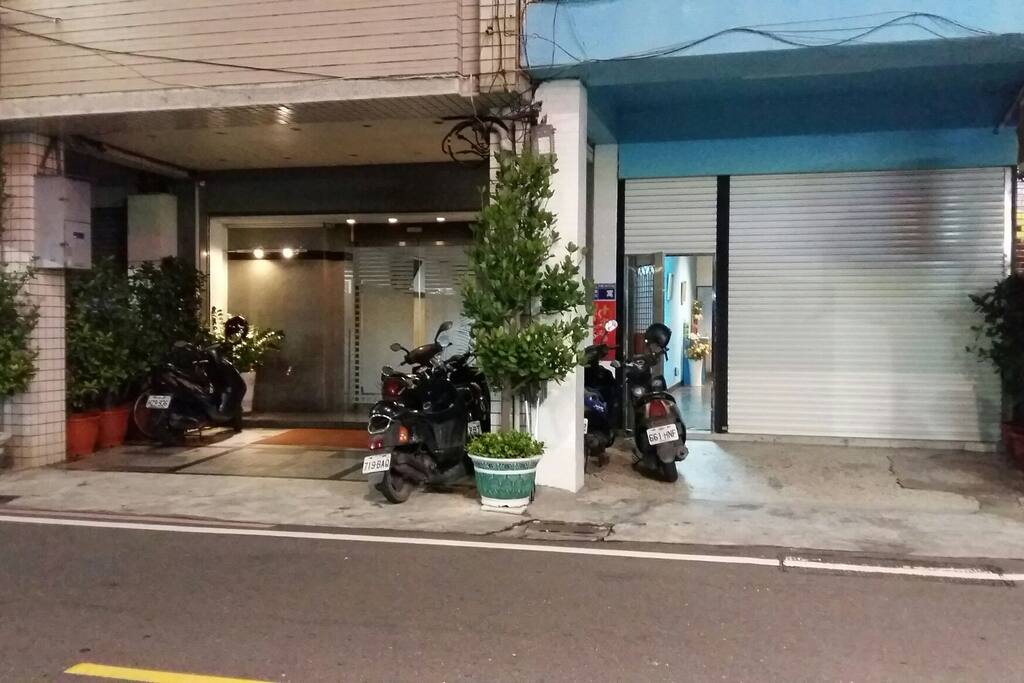 民宿門口景觀