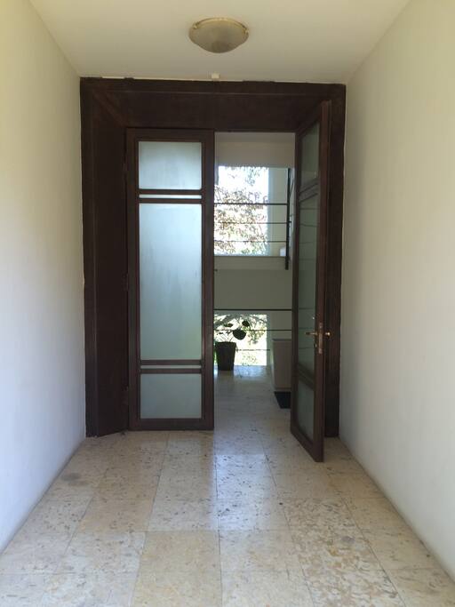 Main entrance to the building. My condo is located on the bottom level.
