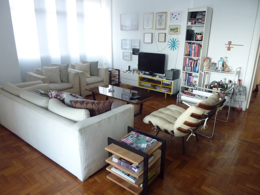 Vista da sala de estar