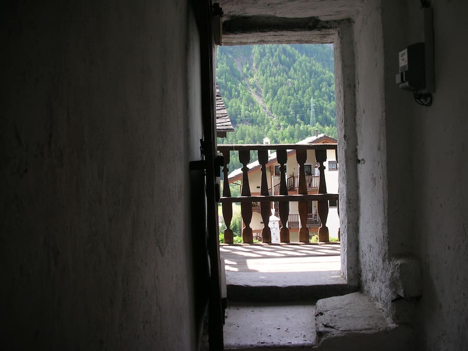 Uscita sul poggiolo