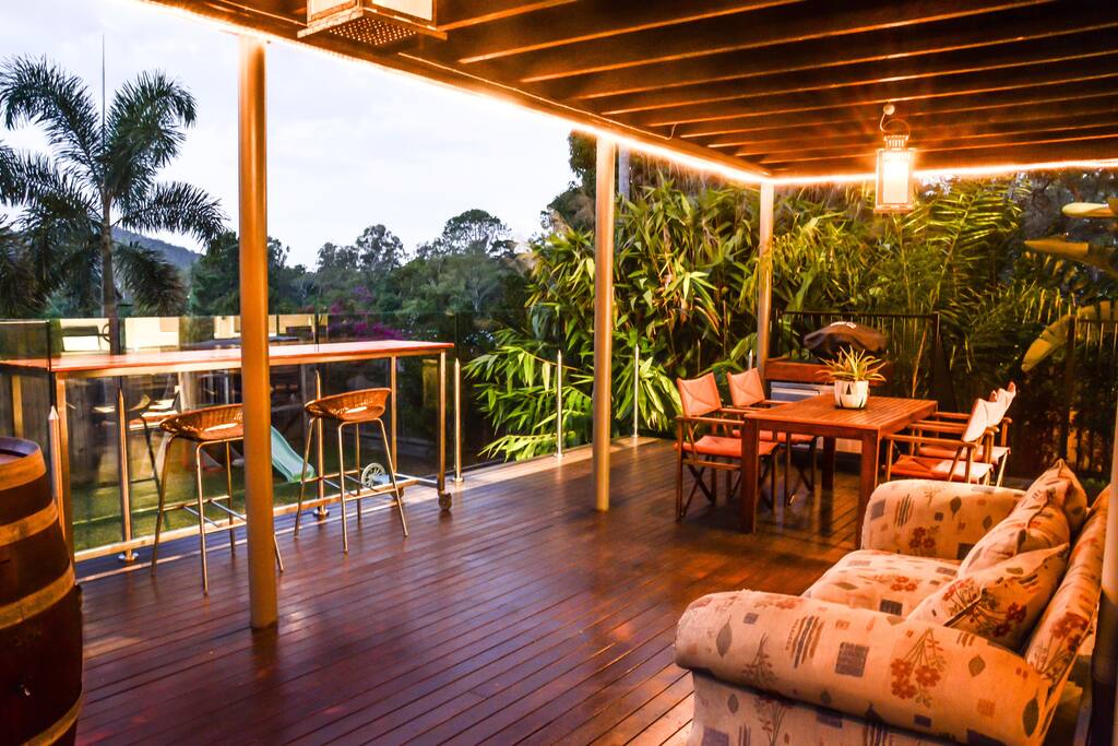 Private deck for you to use.