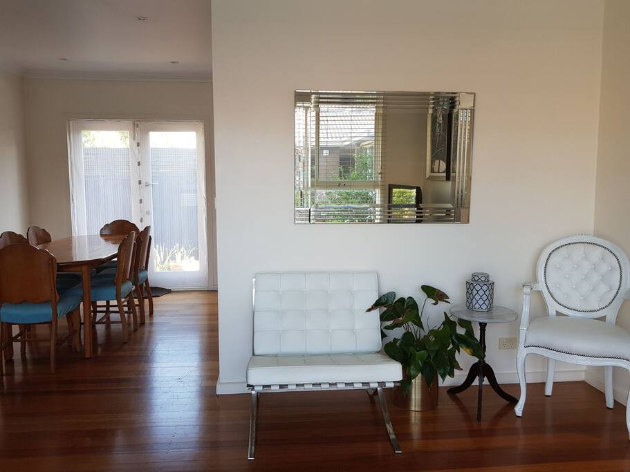 Private nook in living room
