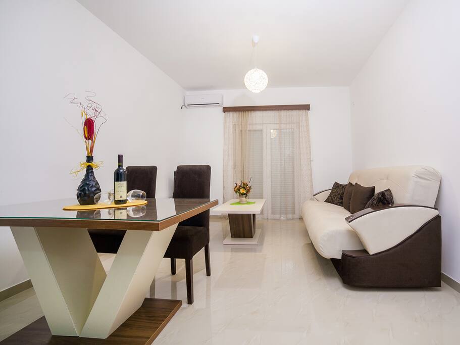 Living room and seating area