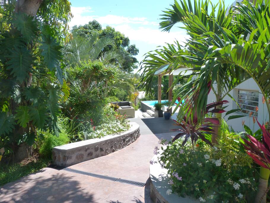 Accès villa