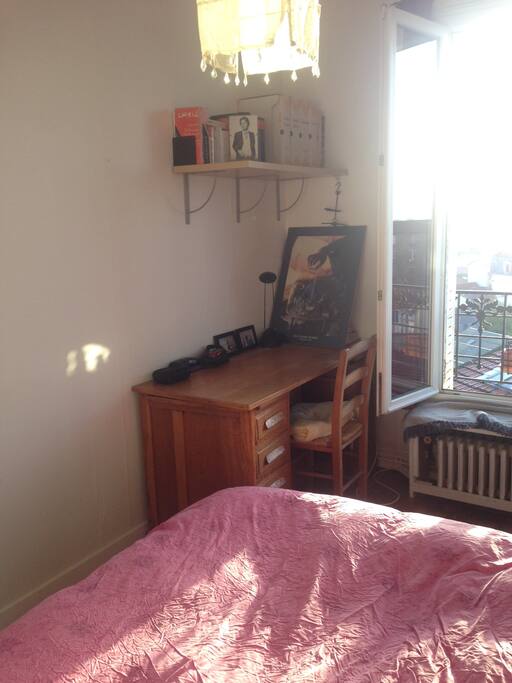 the bedroom