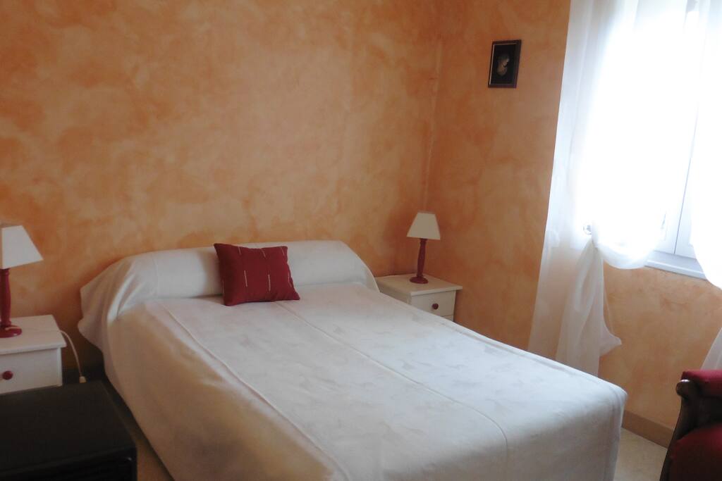 chambre au rdc
2 pers