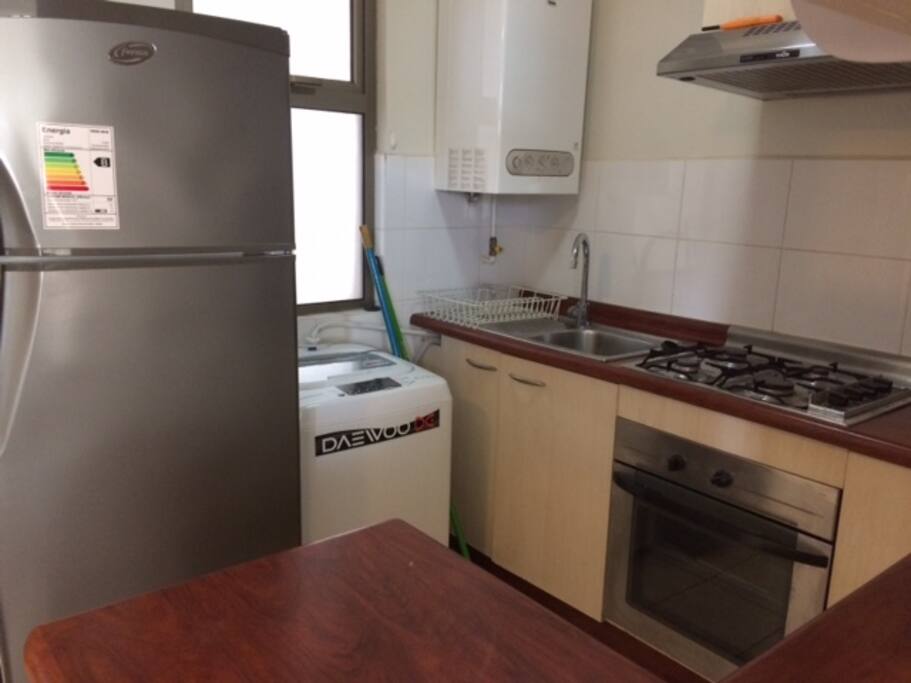 Cocina lavadora de ropa