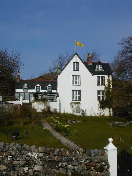 House from car park.