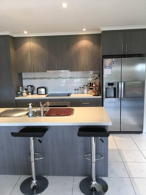 Kitchen...fridge with ice-maker