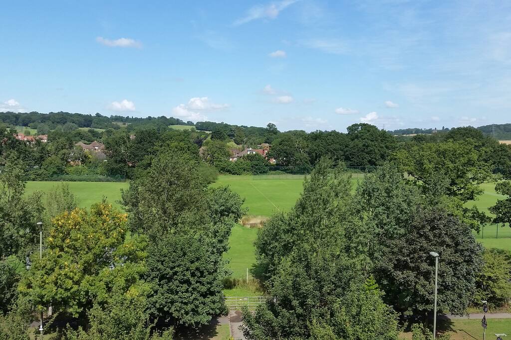 View from bedroom window