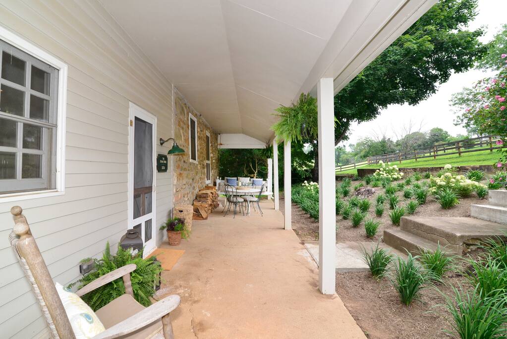 Covered front porch