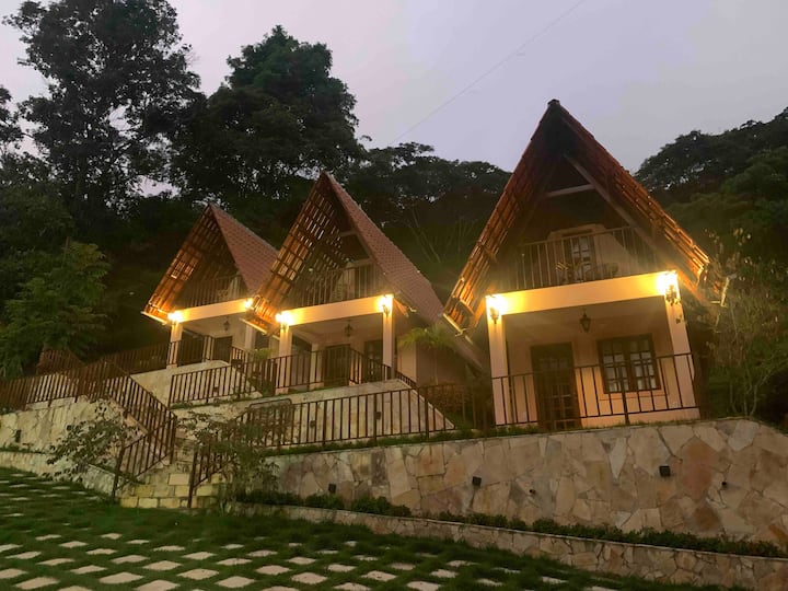 Chalé 1 quarto, com wifi