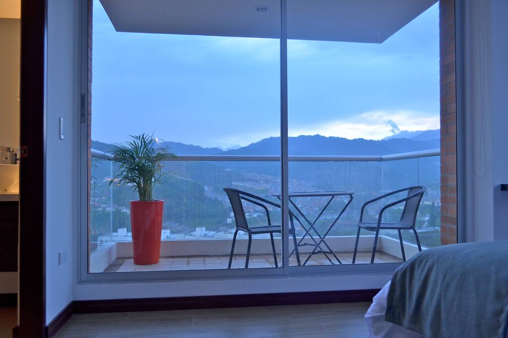 Hermosa vista desde la terraza