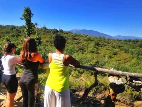 Yurt with superb mountain views