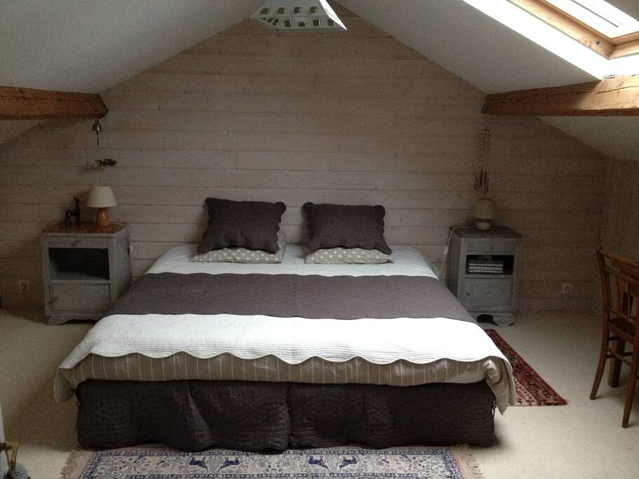 chambre double mansardée