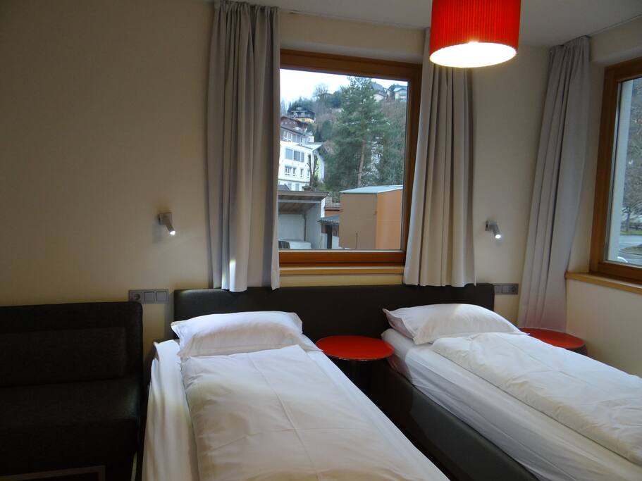 Bedroom 2 - 2 singles (beds can be pushed together) + single chair bed