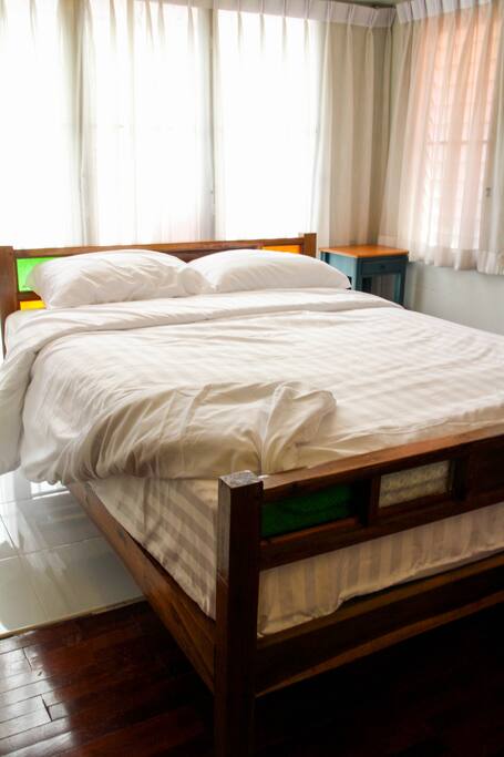 Very comfortable bed.