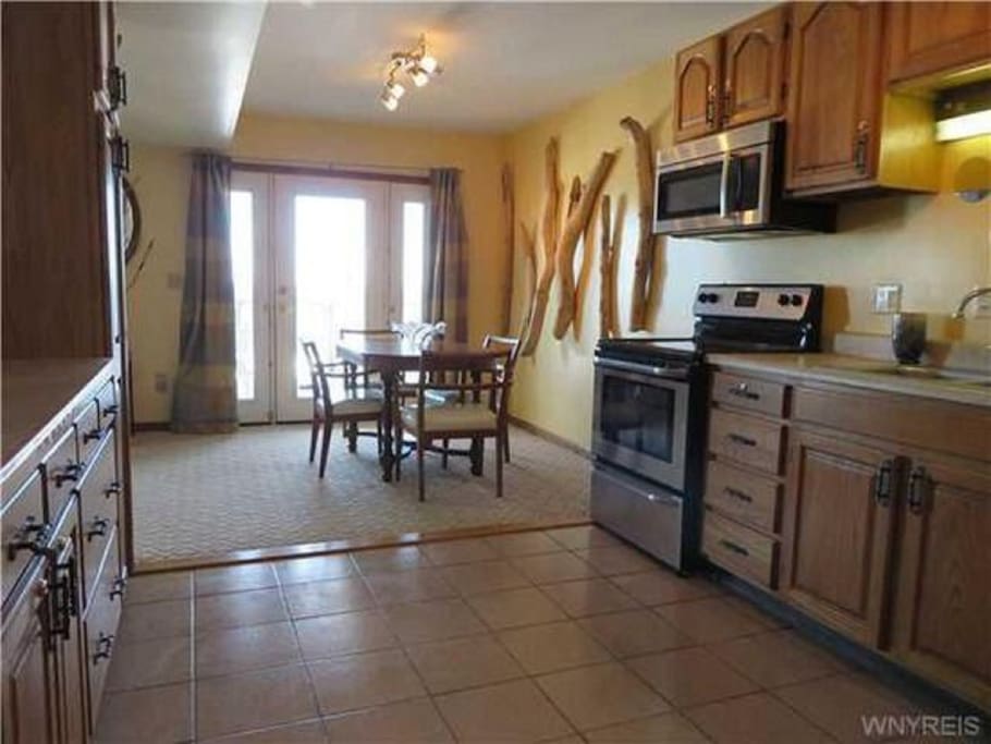 Kitchen and dining room