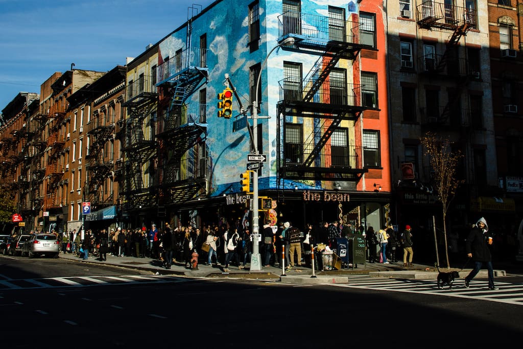 You can barley walk half a block without walking into some kind of colorful coffee shop!