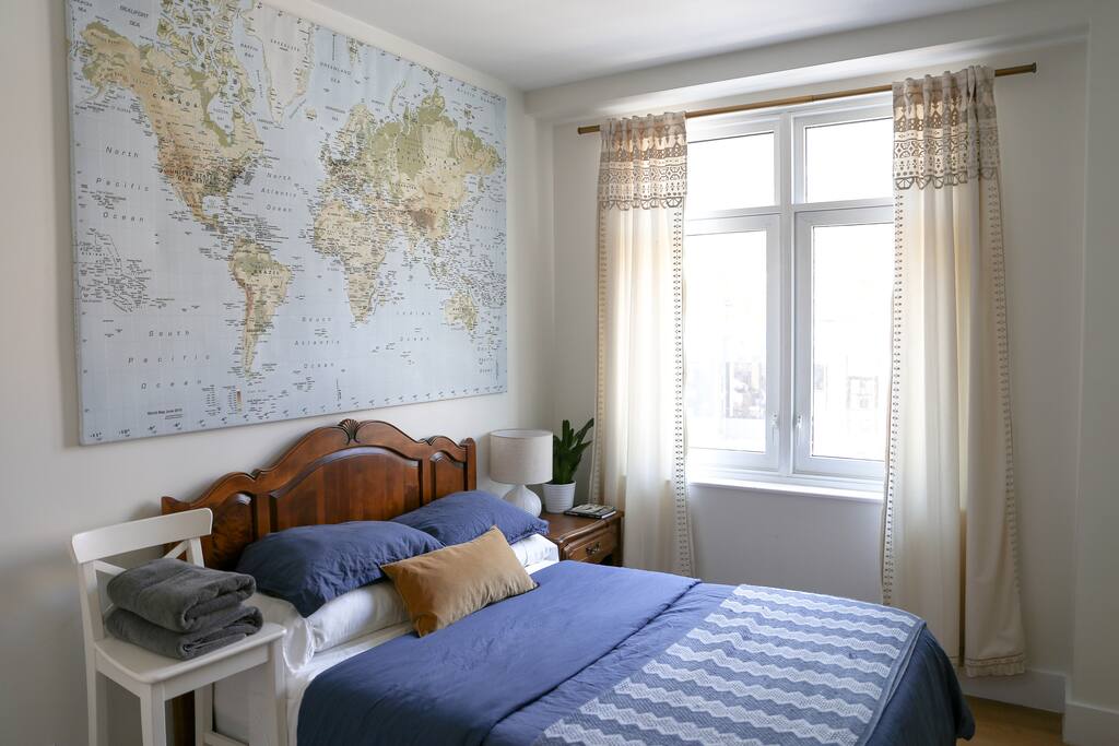Welcome to your room! Spacious and bright - the room features a large closet, big window, and dresser and night stand to store your things.