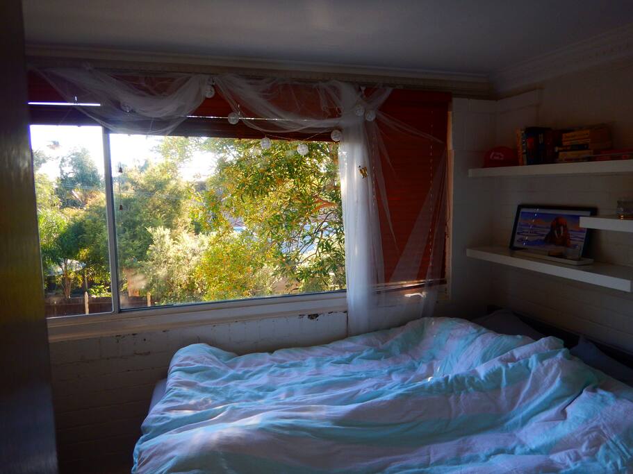 Sun room. Very bright room with lots 180 degree windows.