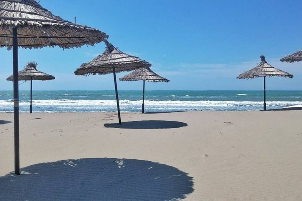 private beach