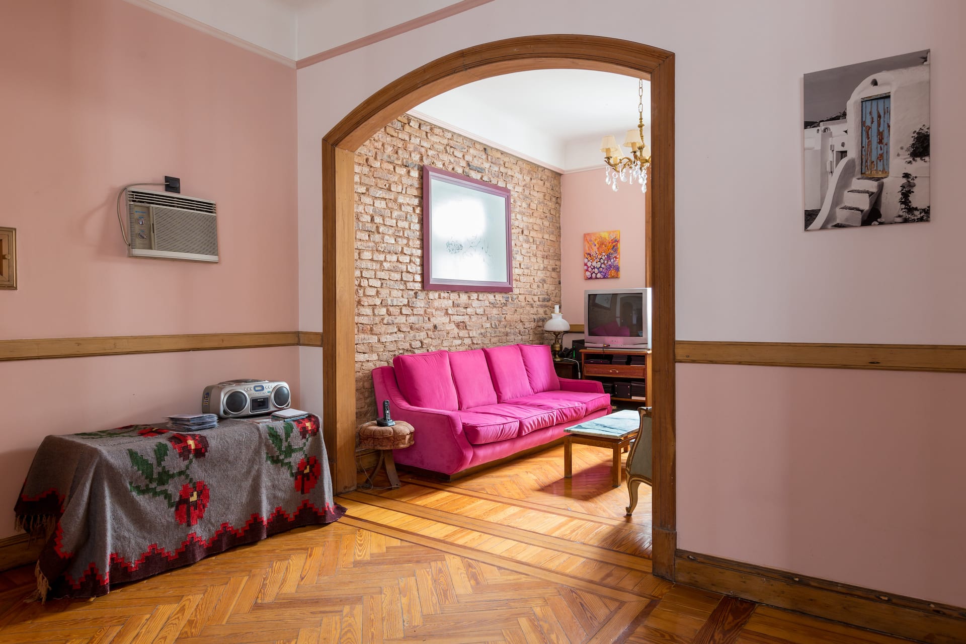 Quarto em apartamento de 1 dormitório em Almagro