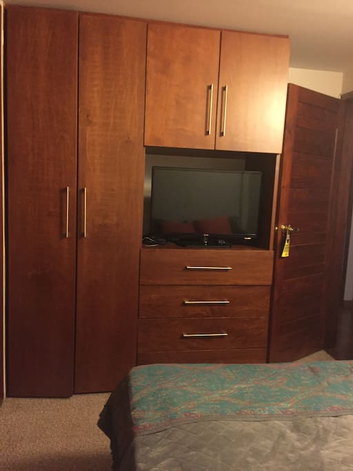 Cable TV and more closet space!