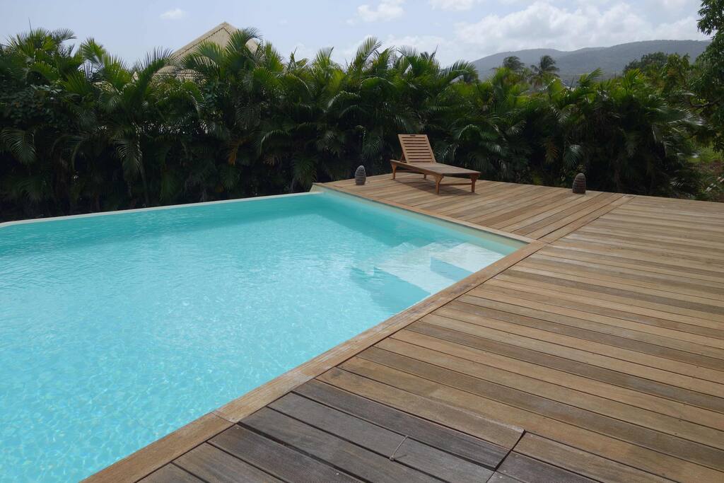 Terrasse côté chambre parentale