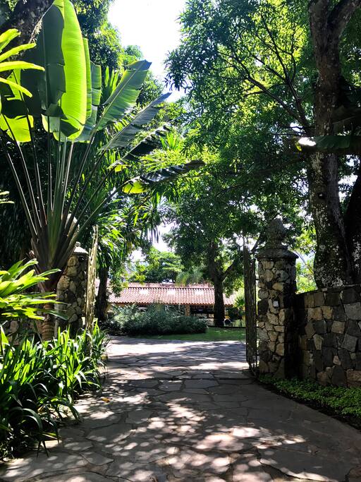 Entrada da propriedade