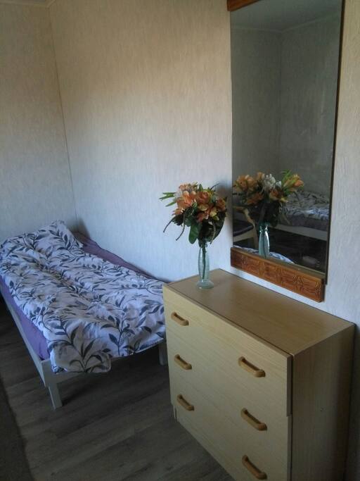 The small drawer is for your dispoasal during your stay.