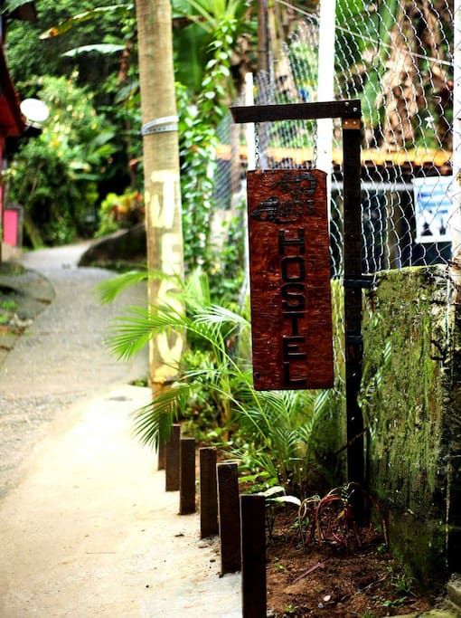 Entrance of our hoste