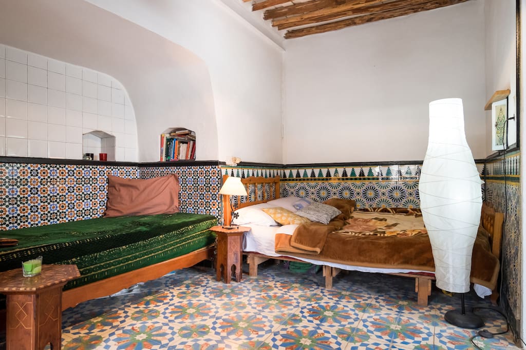 bedroom with one double and one king size bed