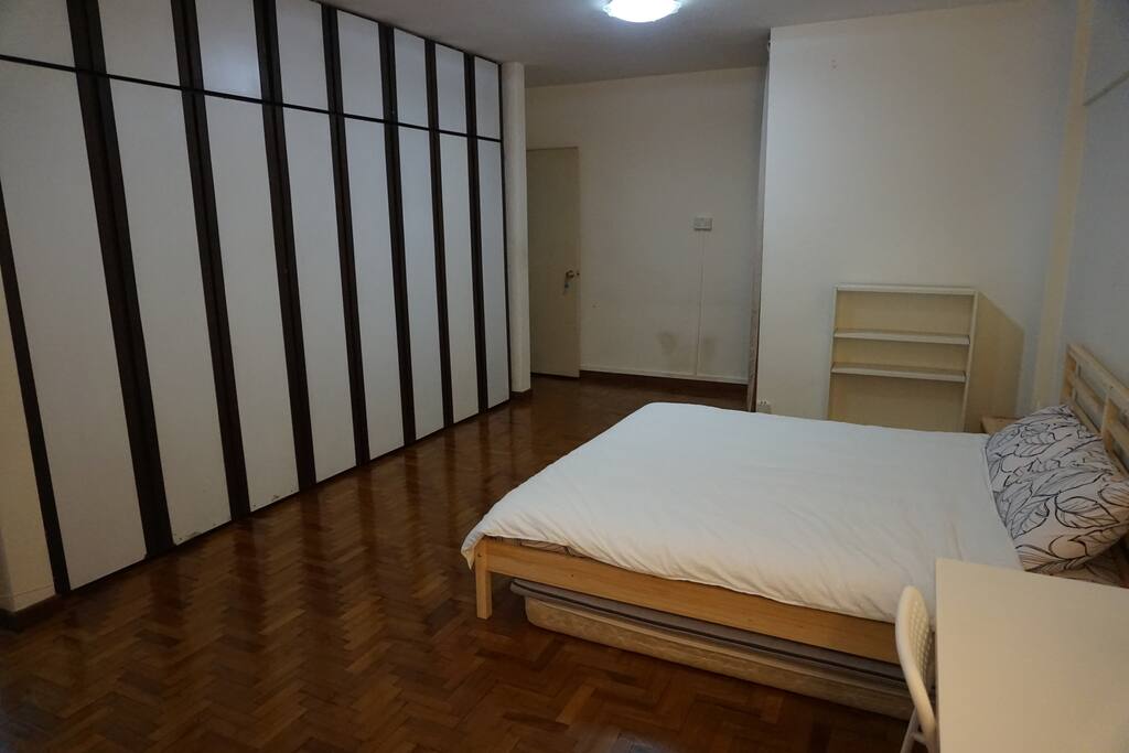 Large room with plenty of storage space