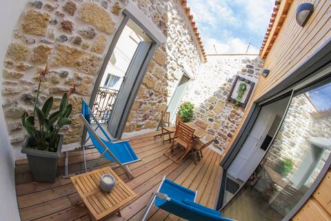 Propriété Airbnb réussie: La Charmeraie house with large garage and terrace à Marseillan