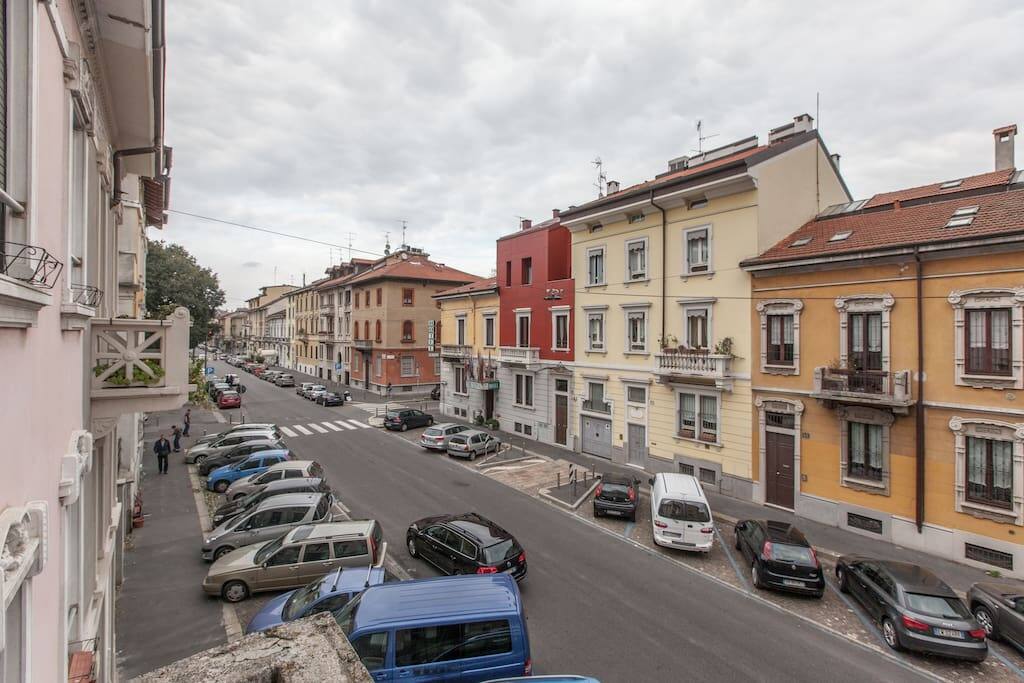 Vista sulla strada