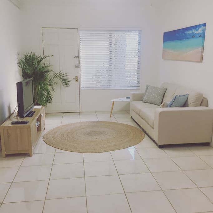 Lounge room with foxtel and air conditioning