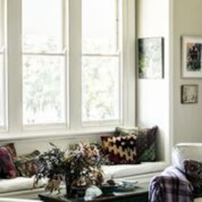 Love seat in the living room