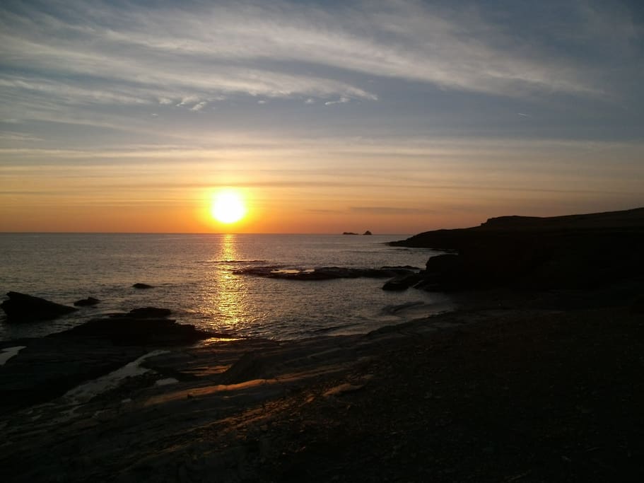 A Cornish sunset